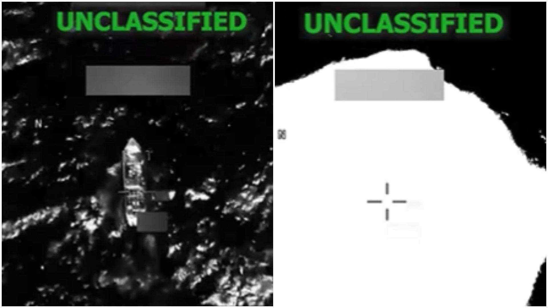 Narcolancha destruída por el Comando Sur de EE. UU. - Fotos: X