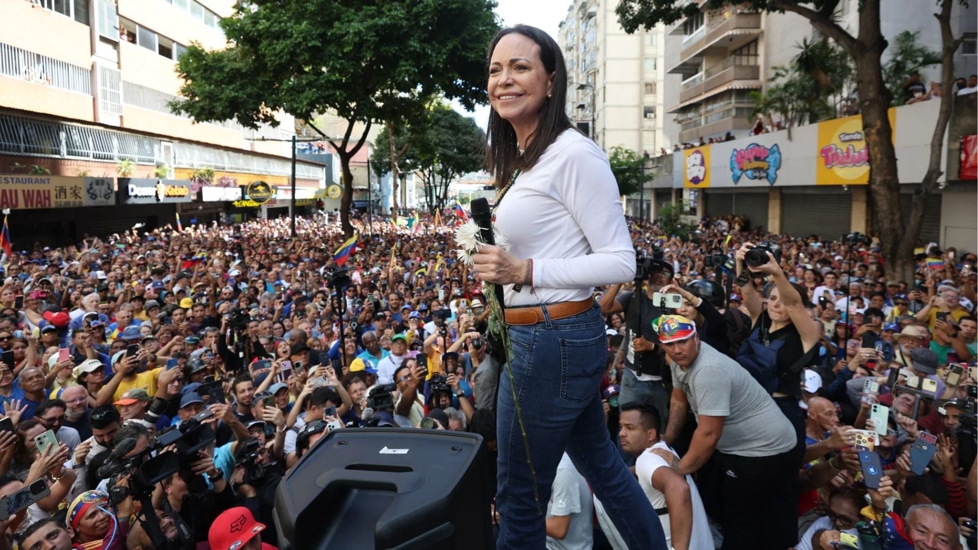 María Corina Machado, líder democrática de Venezuela - Foto: EFE