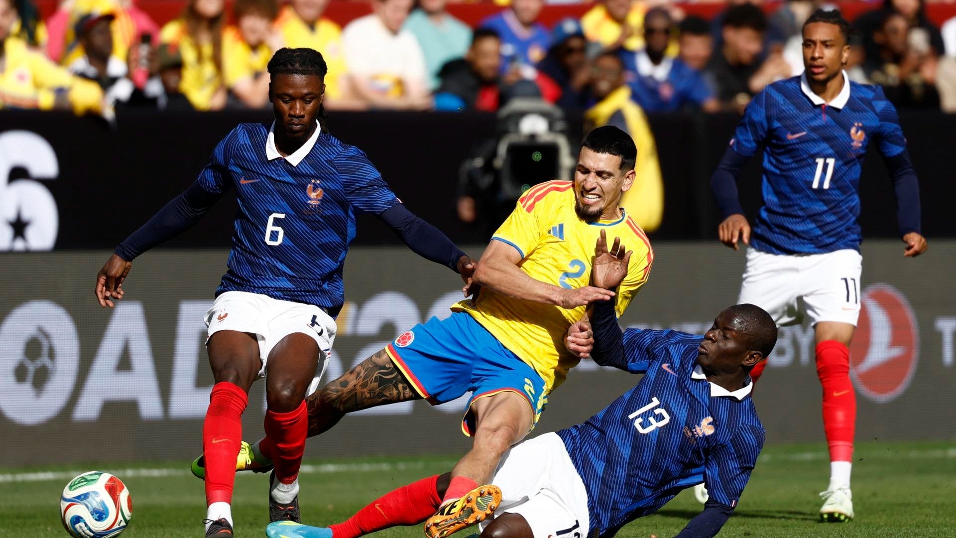 Partido Francia vs Colombia del 29 de marzo de 2026. (EFE)