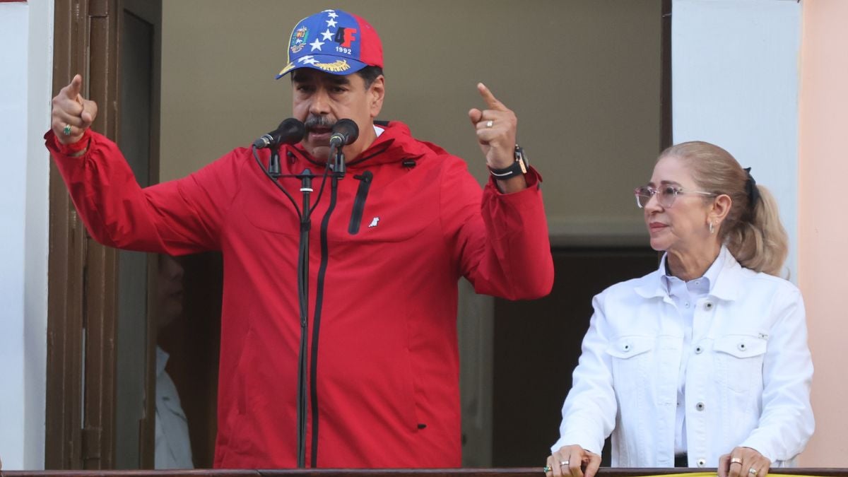 Nicolás Maduro y Cilia Flores (EFE)