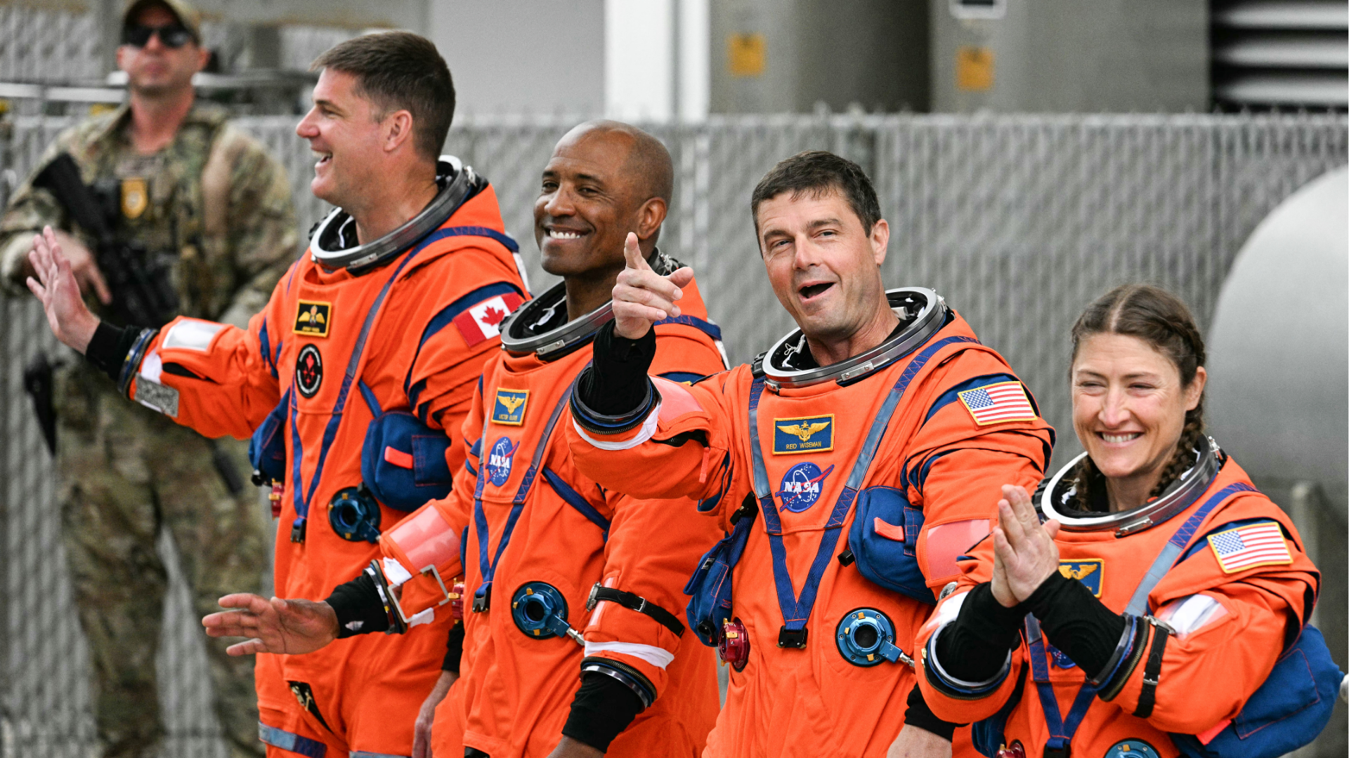 Astronautas Artemis II - Foto AFP