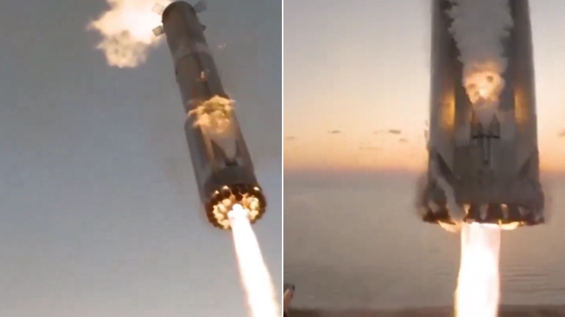 Cohete | Foto captura @elonmusk