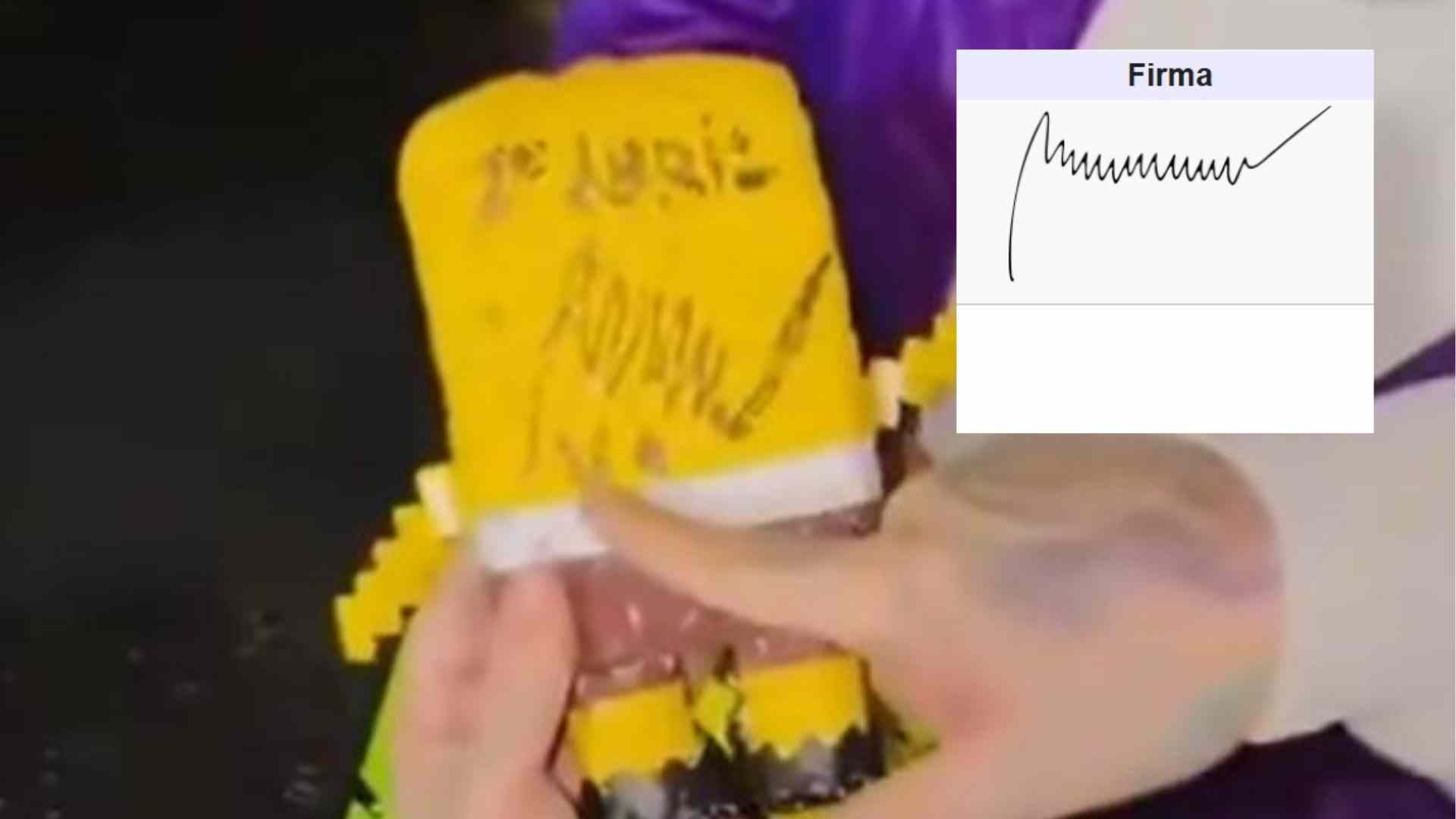 Firma de Nicolás Maduro, según biografía en internet. 