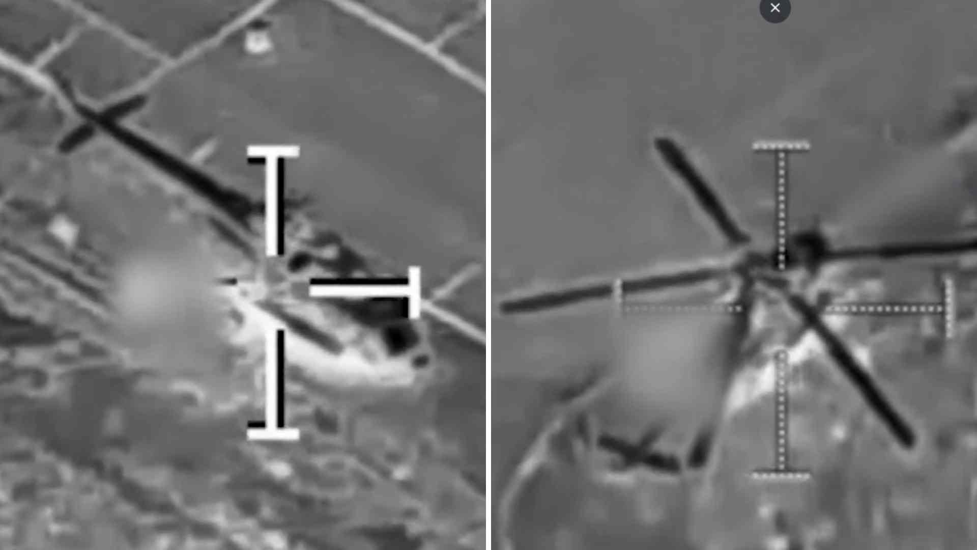 Ataques contra helicópteros del régimen de Irán - Captura de video