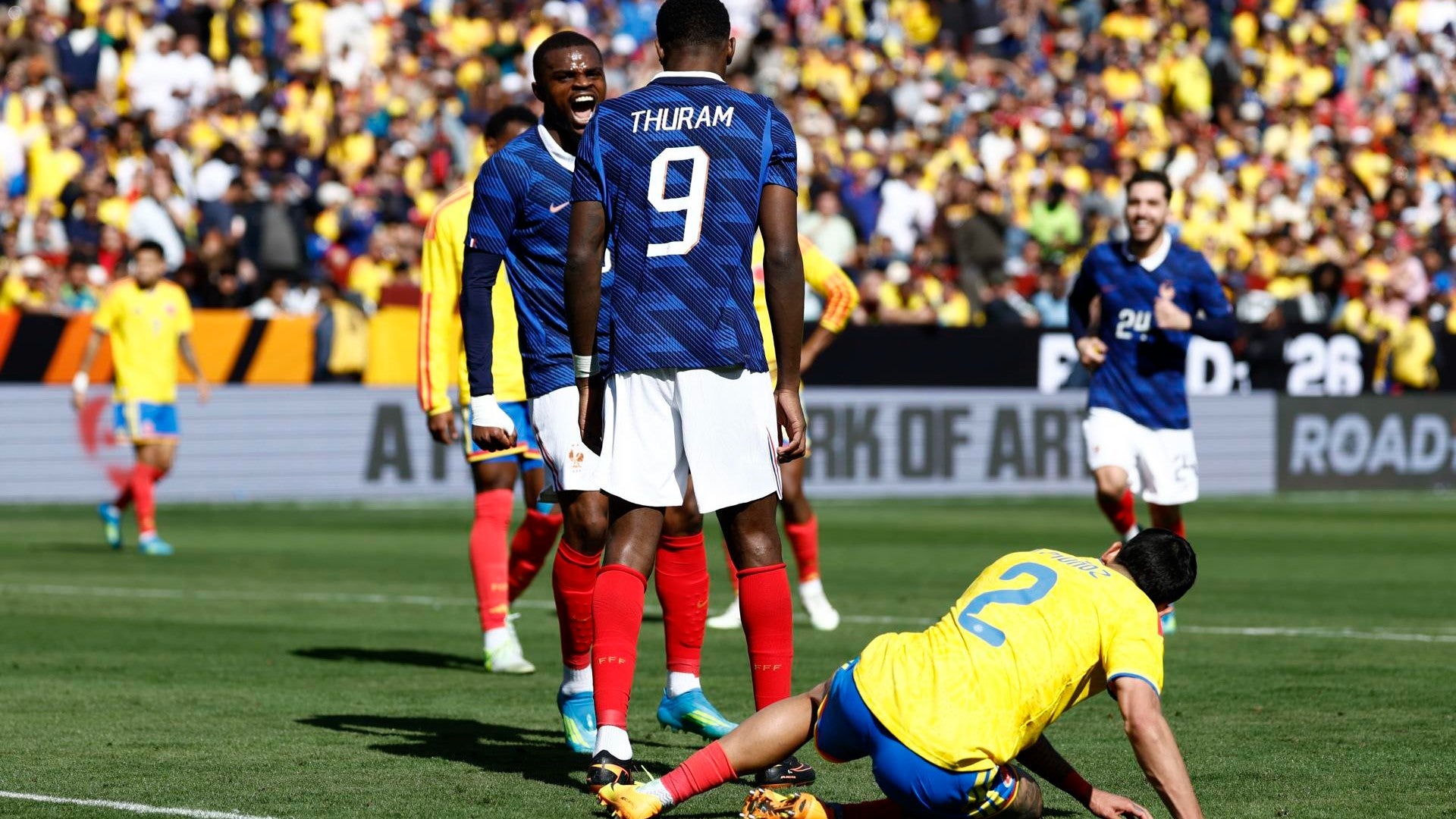 Colombia ante Francia en partido amistoso - Foto: EFE
