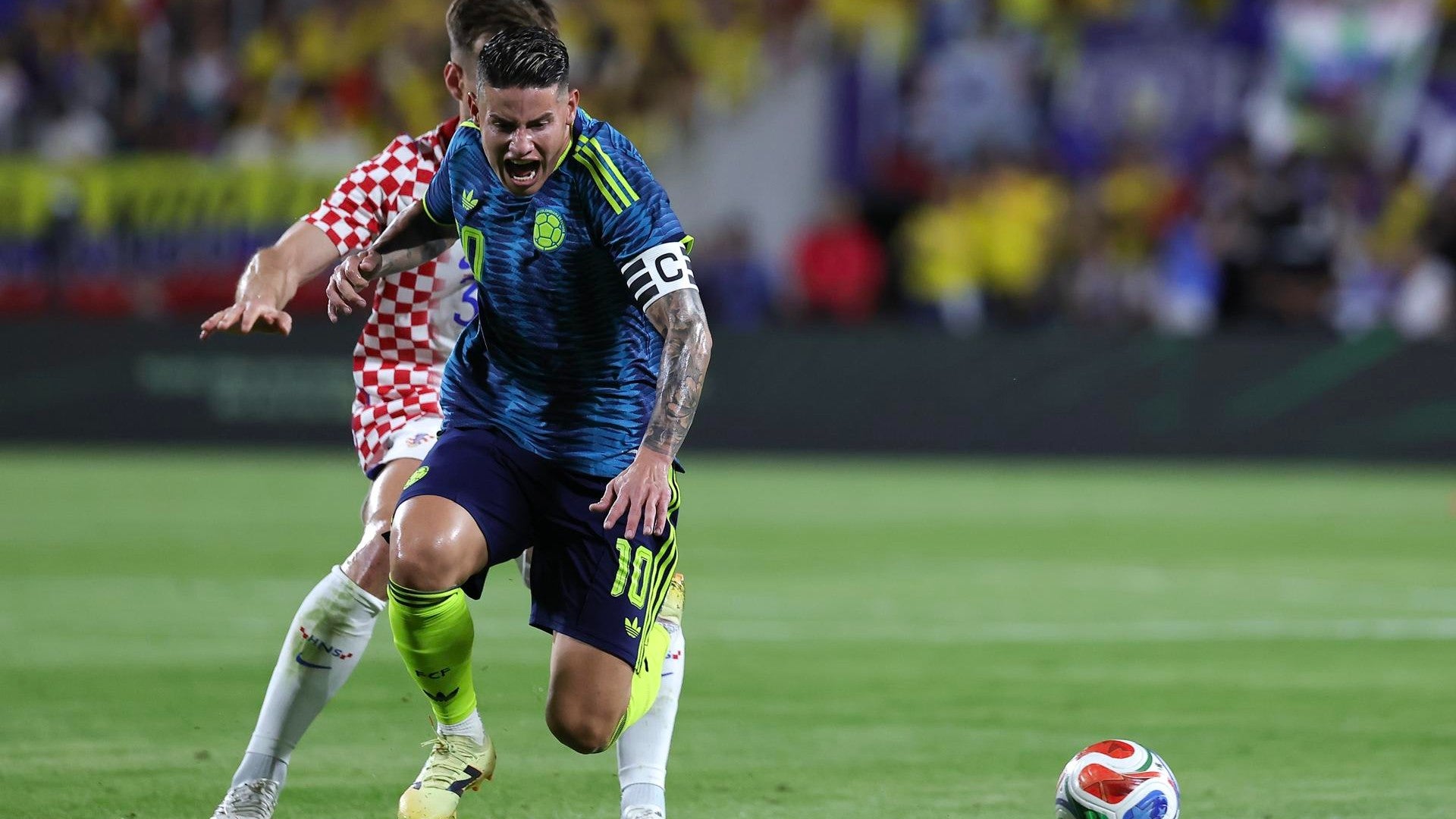 James Rodríguez, jugador de la selección Colombia - Foto: EFE