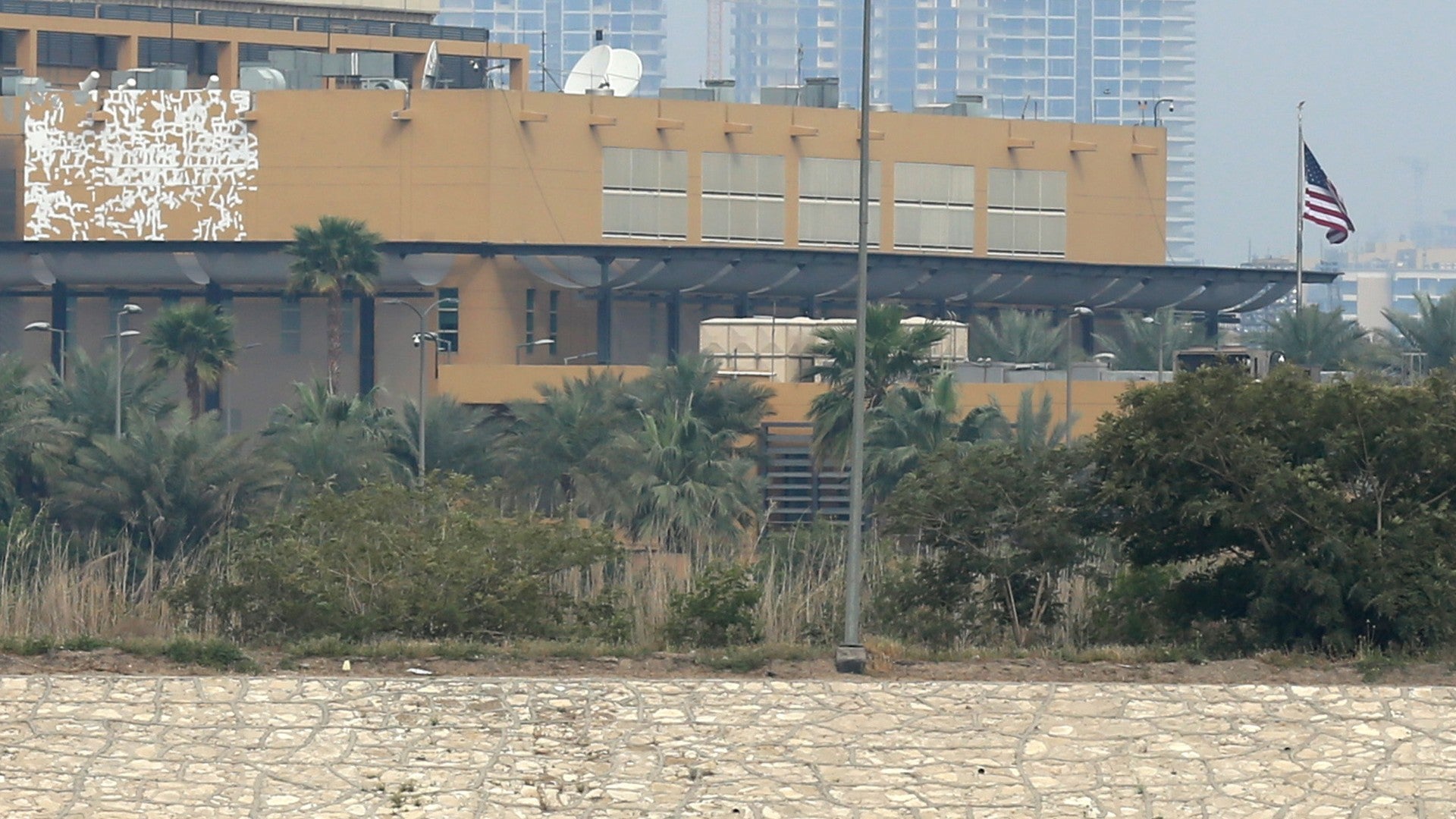 Vista general de la Embajada de Estados Unidos en Bagdad, Irak - EFE