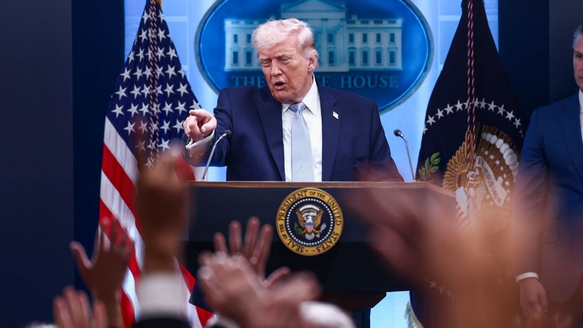 Donald Trump, presidente de Estados Unidos (EFE)