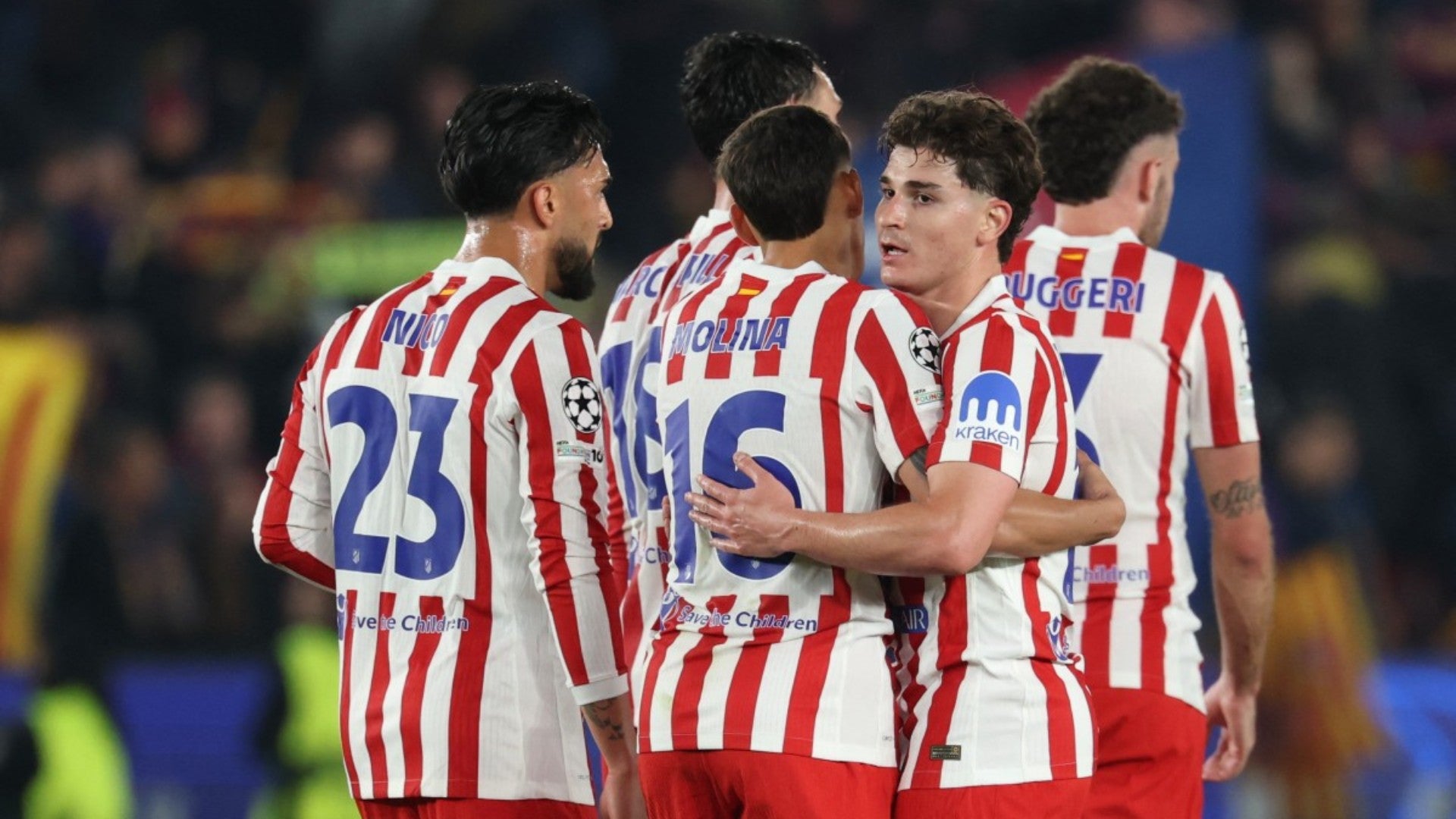 Jugadores del Atlético de Madrid - Foto: EFE