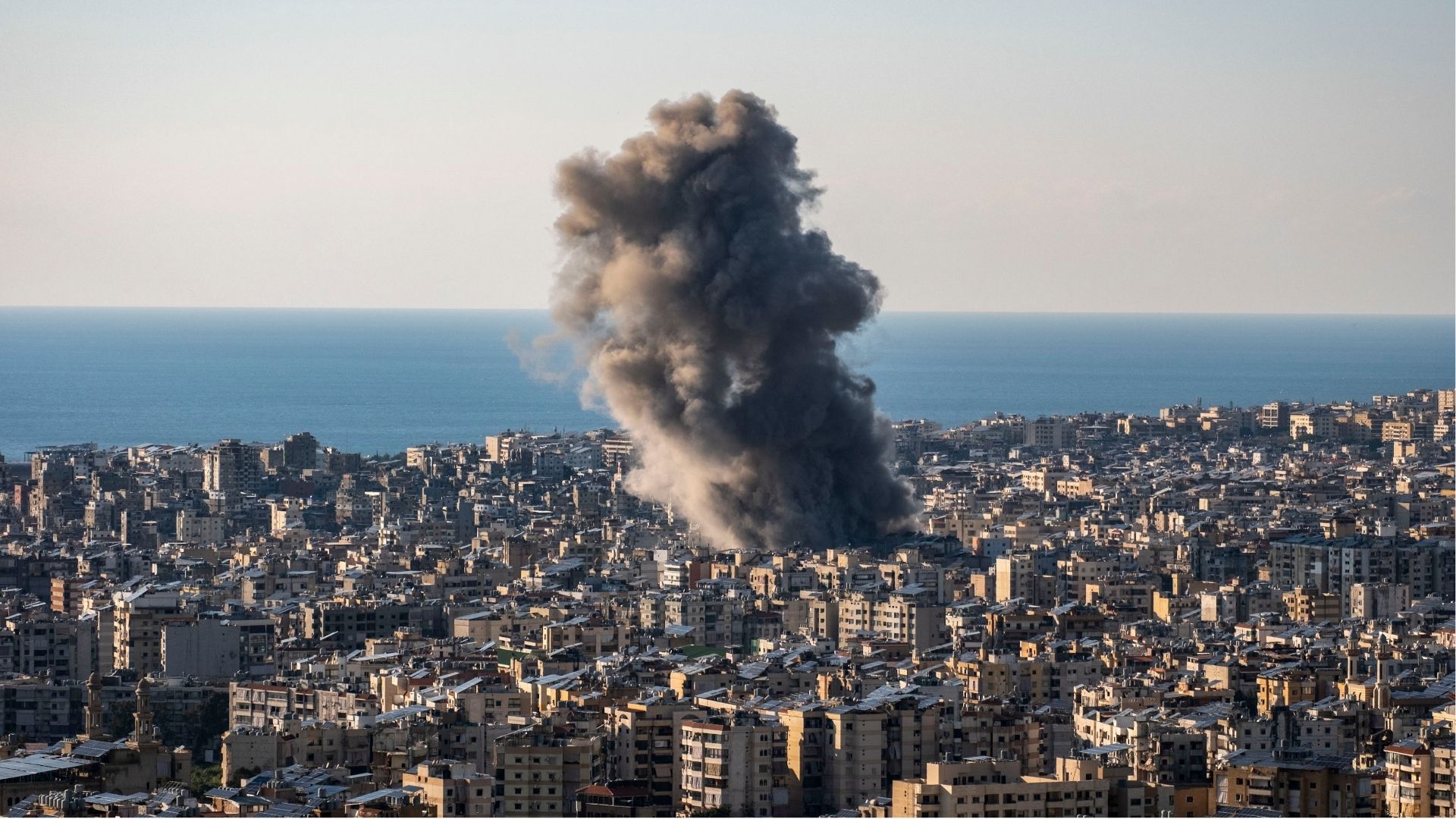 Ataque israelí en Beirut, Líbano - Foto EFE
