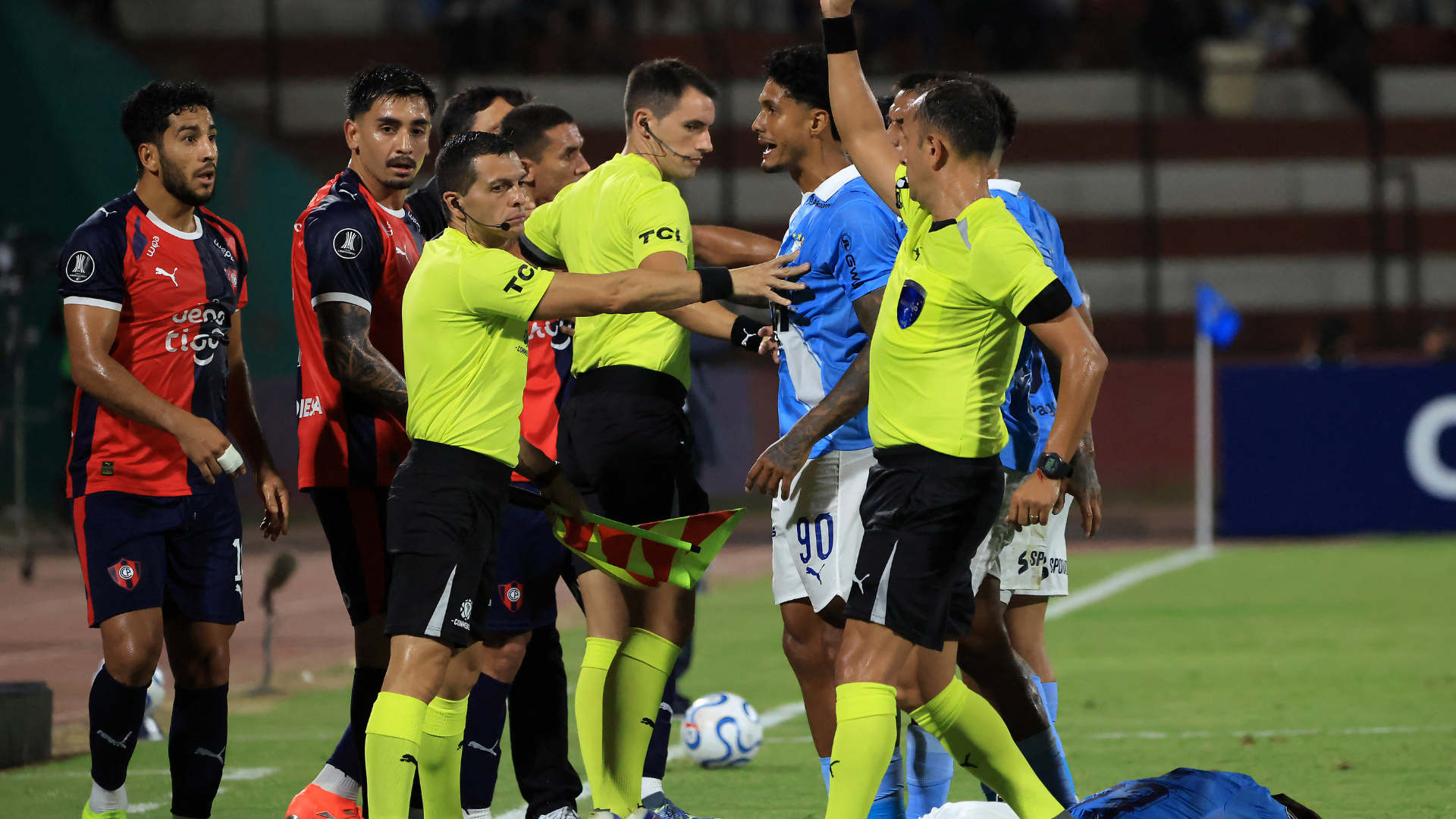 Partido entre Sporting Cristal y Cerro Porteño en la Copa Libertadores | Foto: AFP