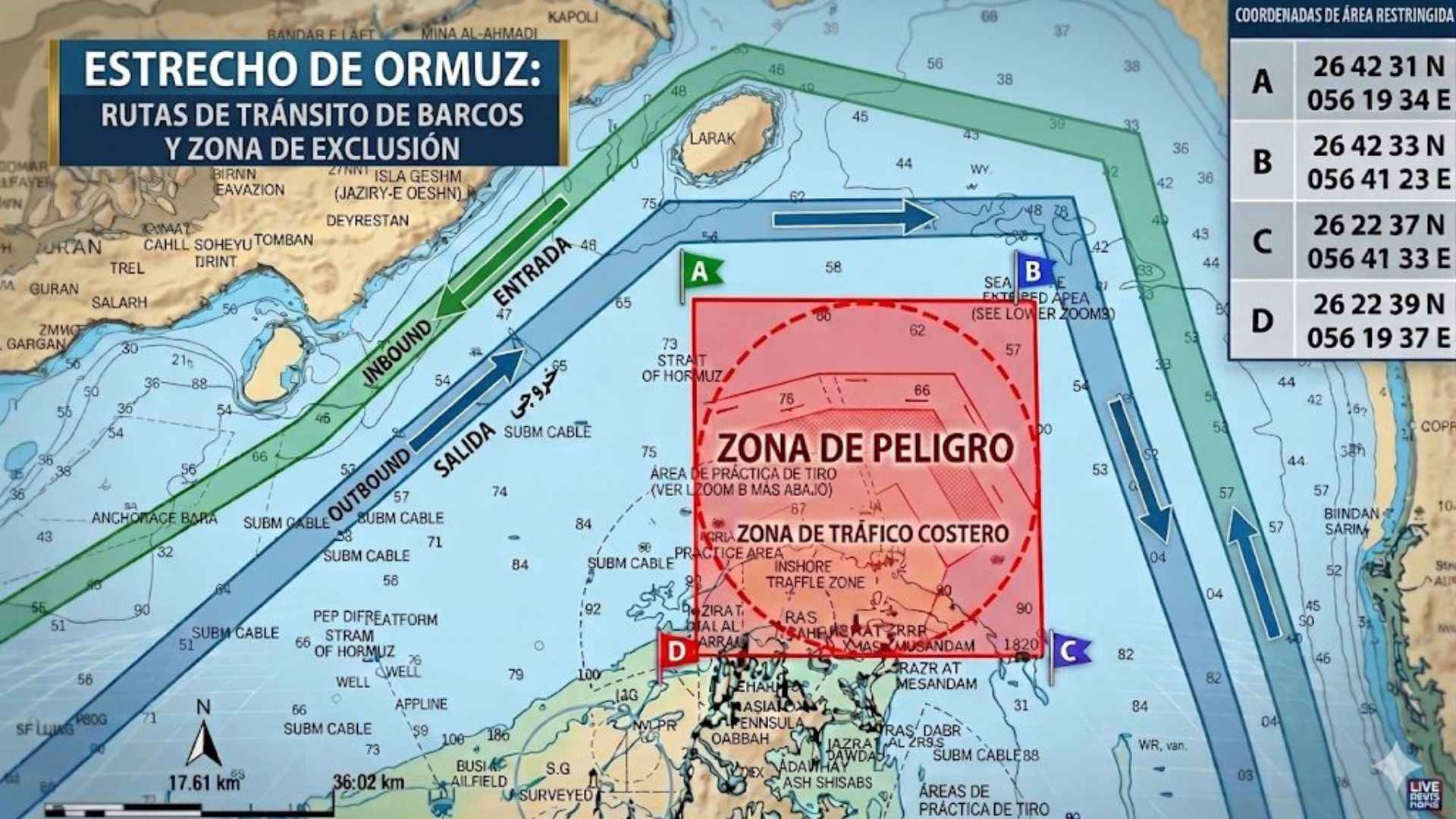 Estrecho de Ormuz - CGRI