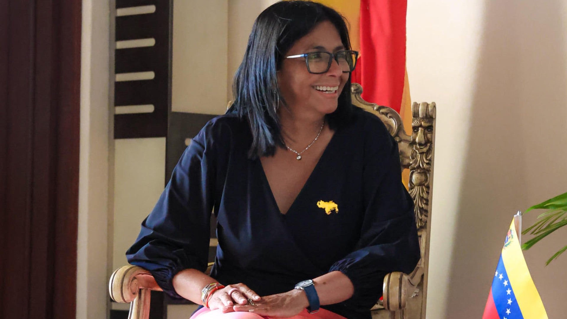 Delcy Rodríguez en Granada (EFE)