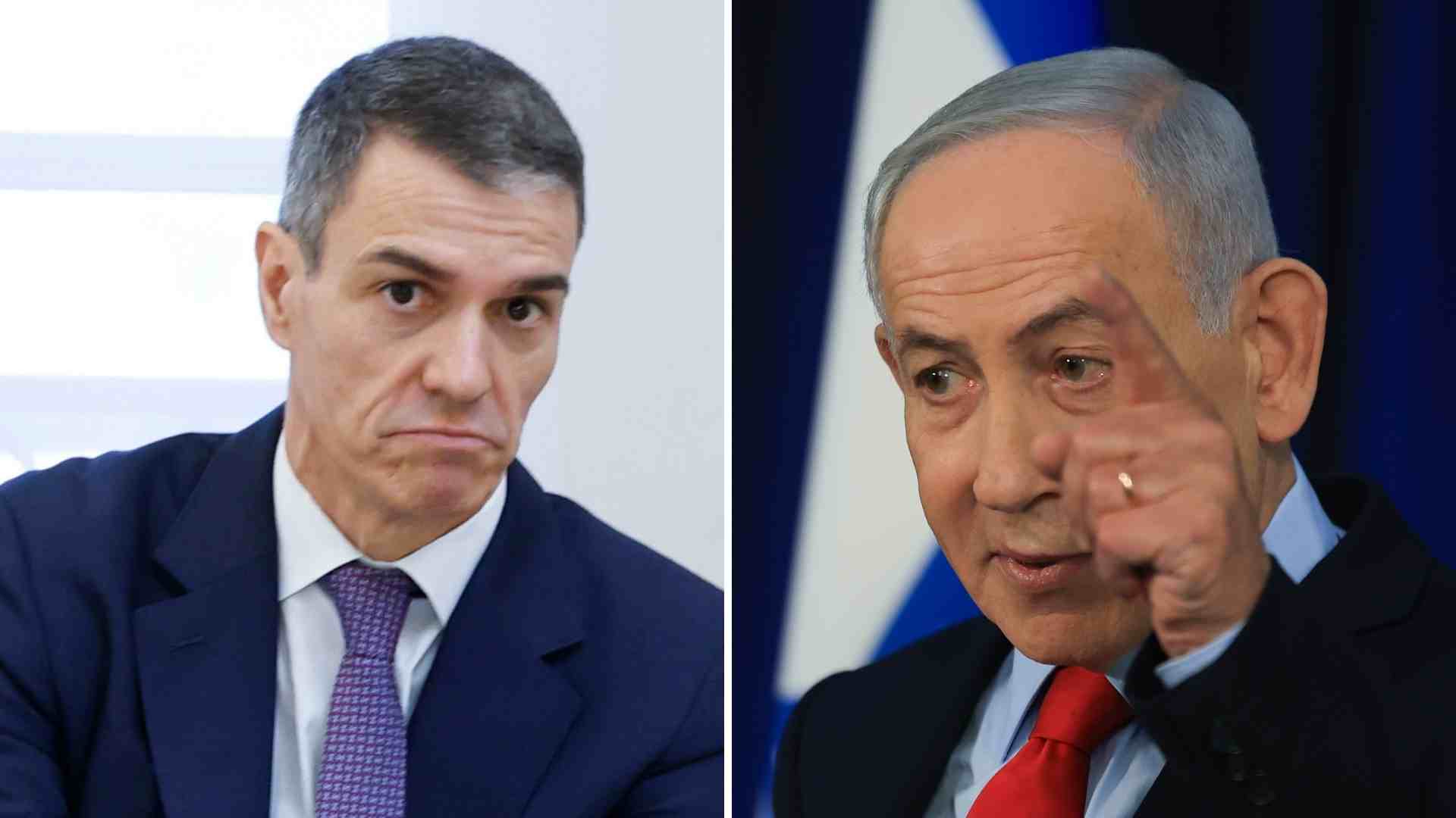 Pedro Sánchez y Benjamín Netanyahu - EFE