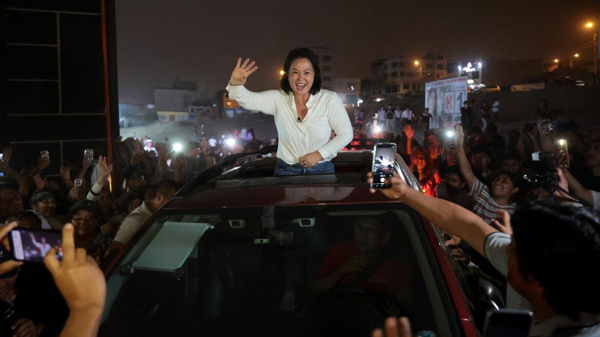 Keiko Fujimori, candidata presidencial peruana (AFP)
