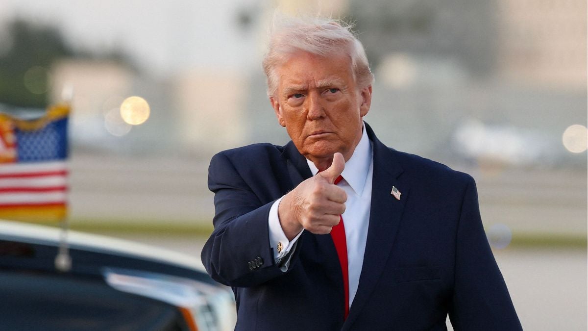 Donald Trump, presidente de EE. UU. (AFP)