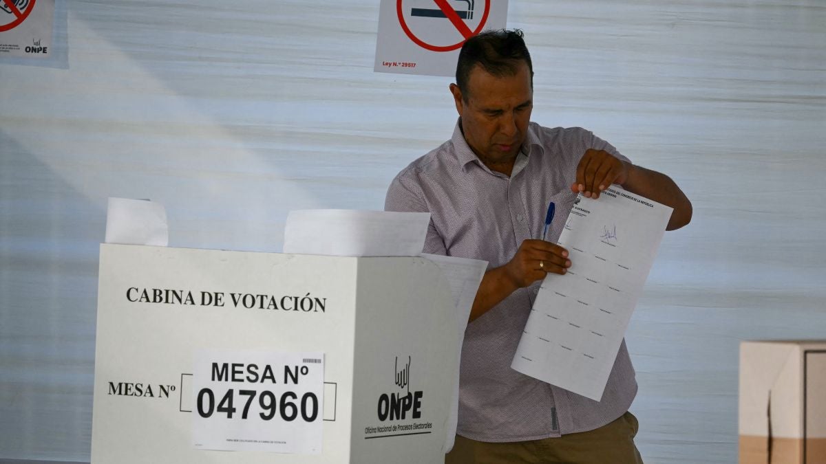 Elecciones en Perú (AFP)