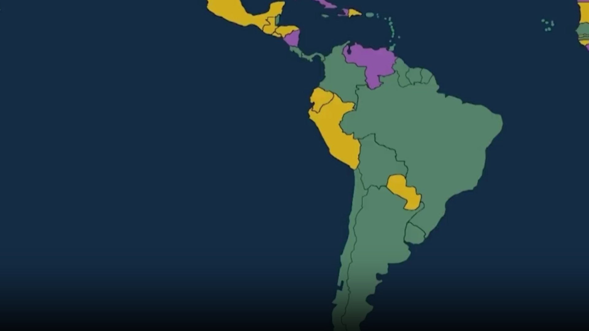 Mapa de América Latina / FOTO: Captura de pantalla