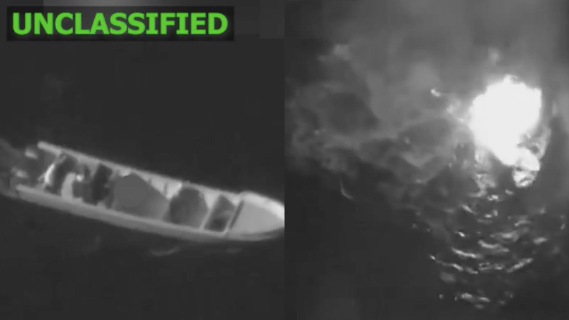 Ataques a narcolancha en el Pacífico. (EFE)