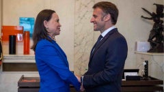 María Corina Machado y Emmanuel Macron - Presidencia de Francia