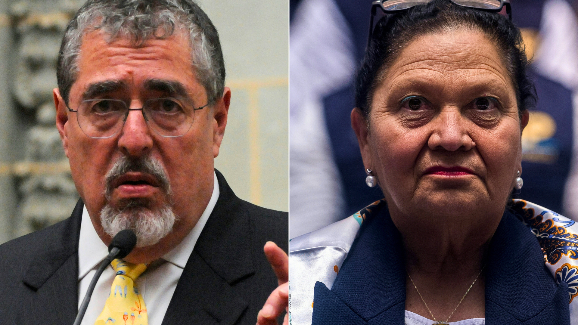 Bernardo Arevalo y Consuelo Porras | Foto: AFP
