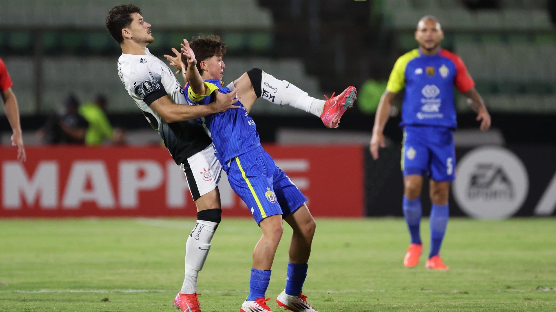 Partido entre Universidad Central de Venezuela y Corinthians - Foto: EFE