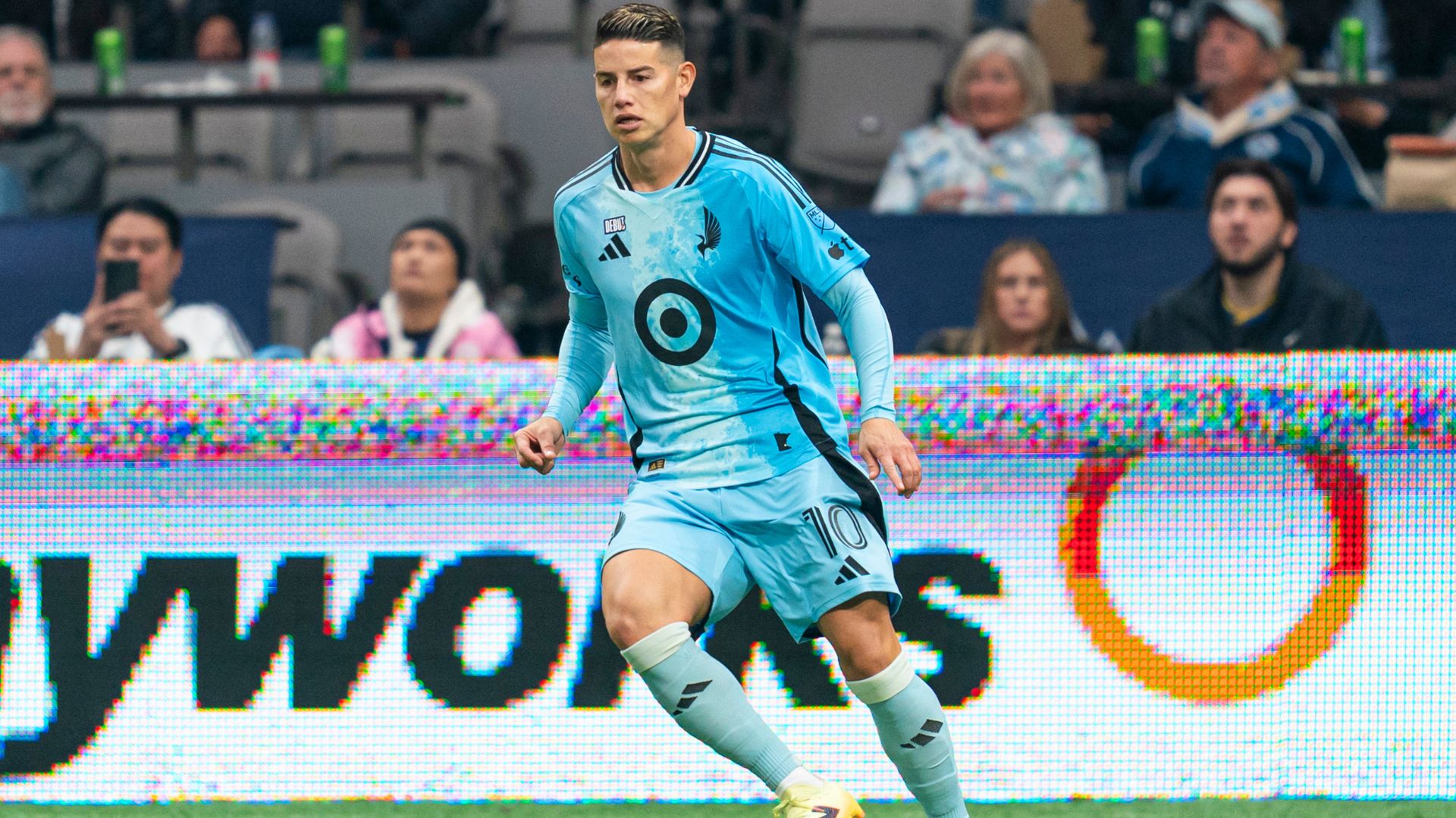 James Rodríguez, suma su primera titularidad con Minnesota - Foto: AFP