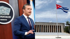 Pete Hegseth, jefe del Pentágono/ Palacio de la Revolución - Foto EFE