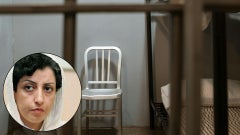 Fotografías de referencia: Nobel iraní Narges Mohammadi / Una celda - EFE / Pexels