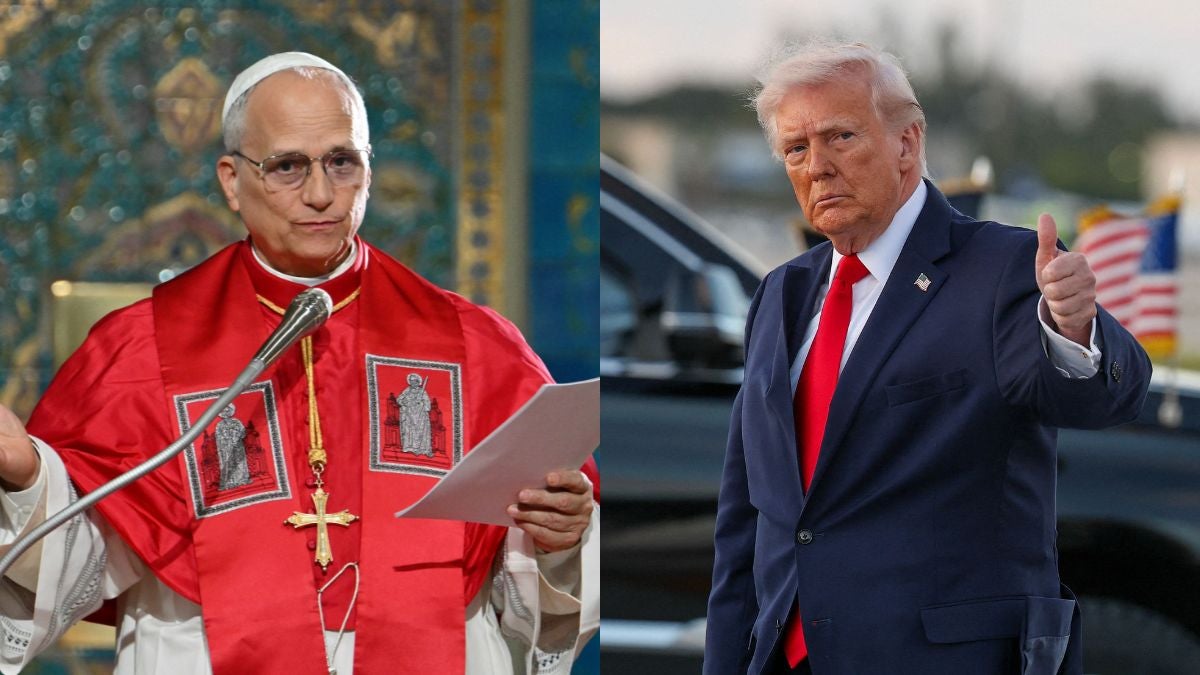 Papa León XIV y Donald Trump (AFP)