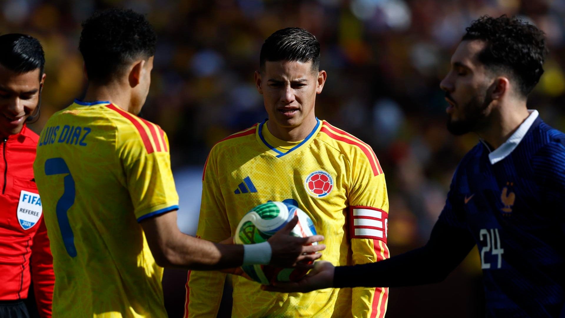 Selección Colombia en partido amistoso ante Francia - Foto: EFE