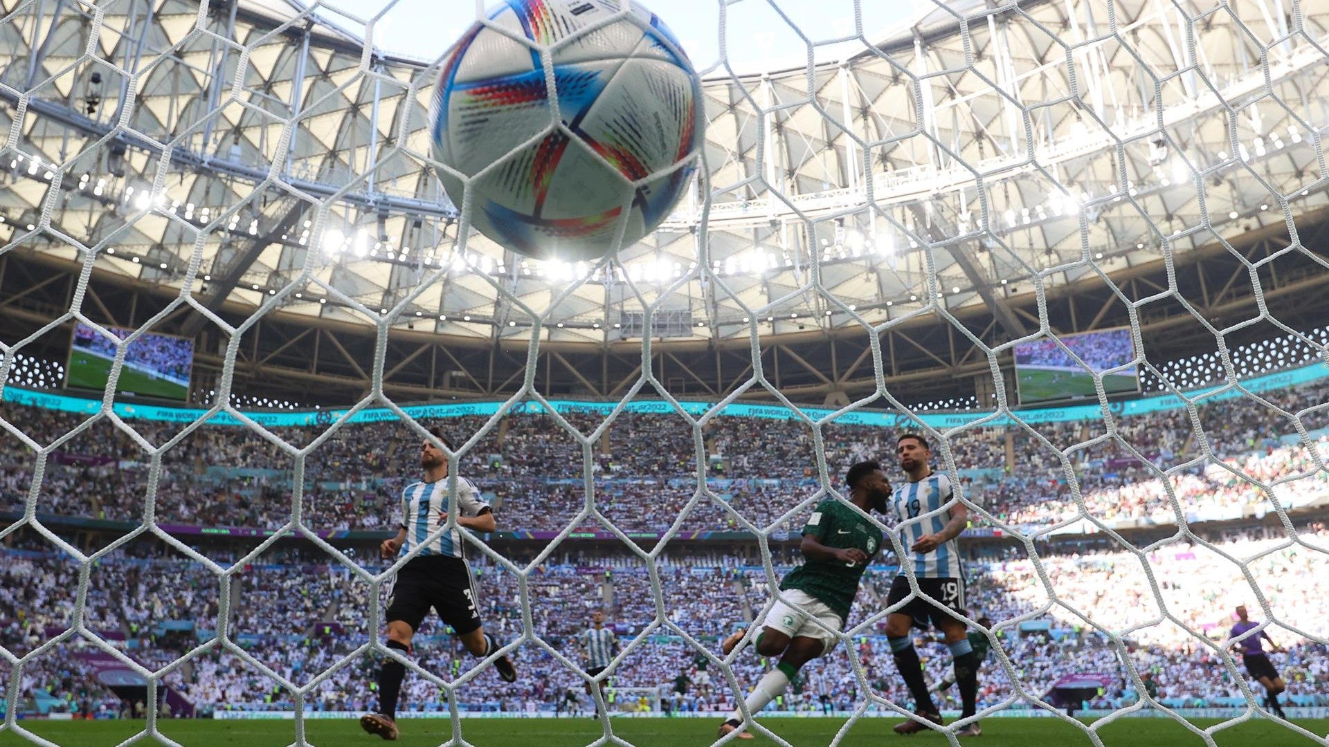 Arabia Saudita ante Argentina en el Mundial Qatar 2022 - Foto: EFE