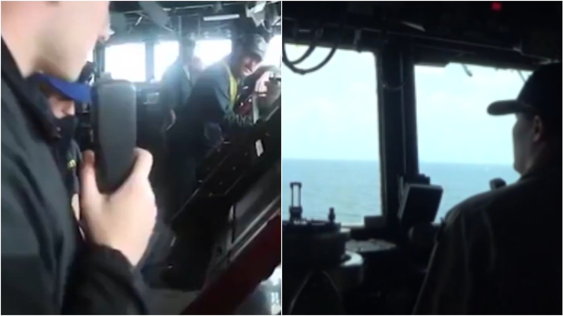 Despliegue militar de Estados Unidos que bloquea los puertos de Irán - Fotos: X