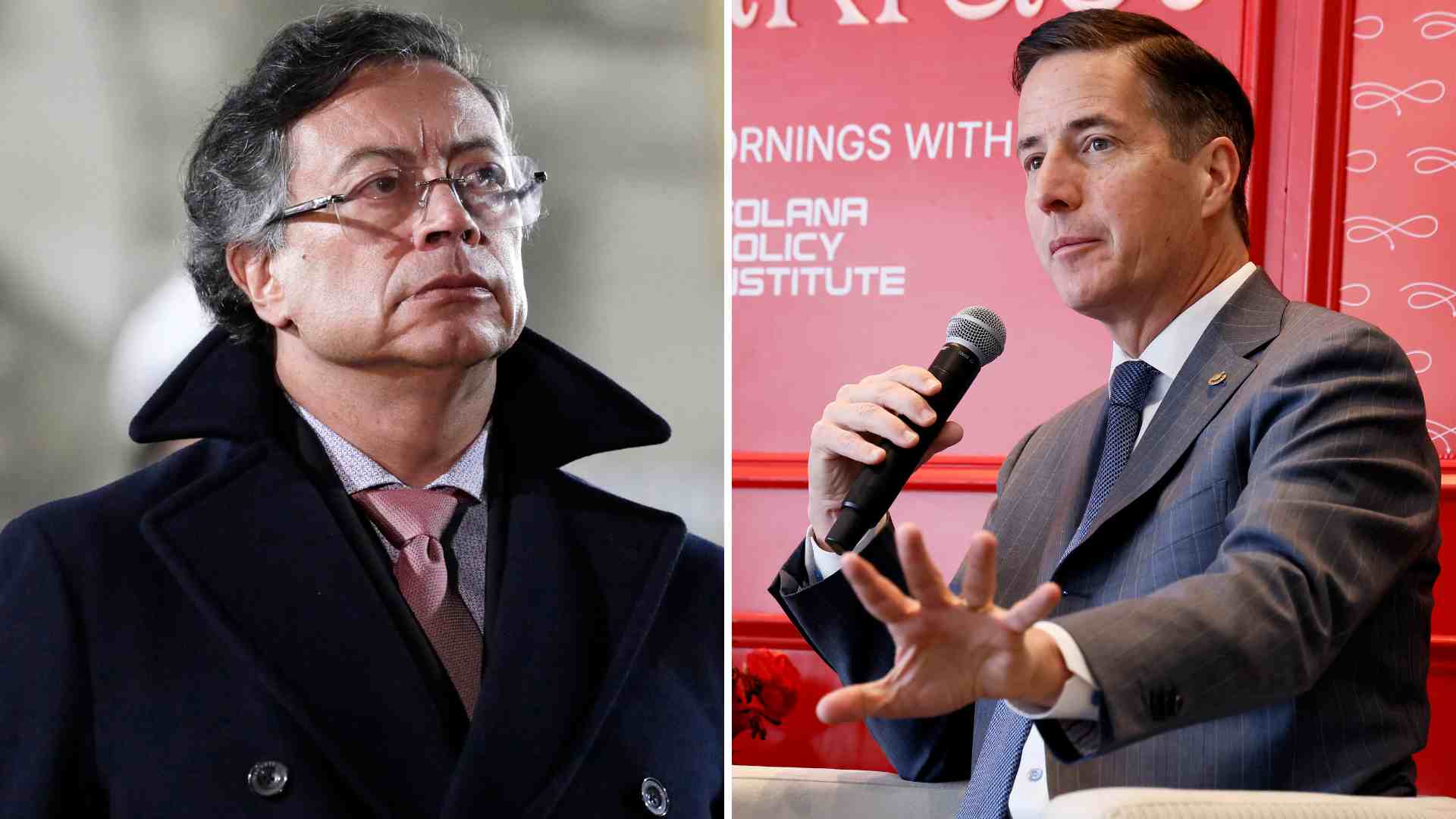 Gustavo Petro y Bernie Moreno - EFE/AFP