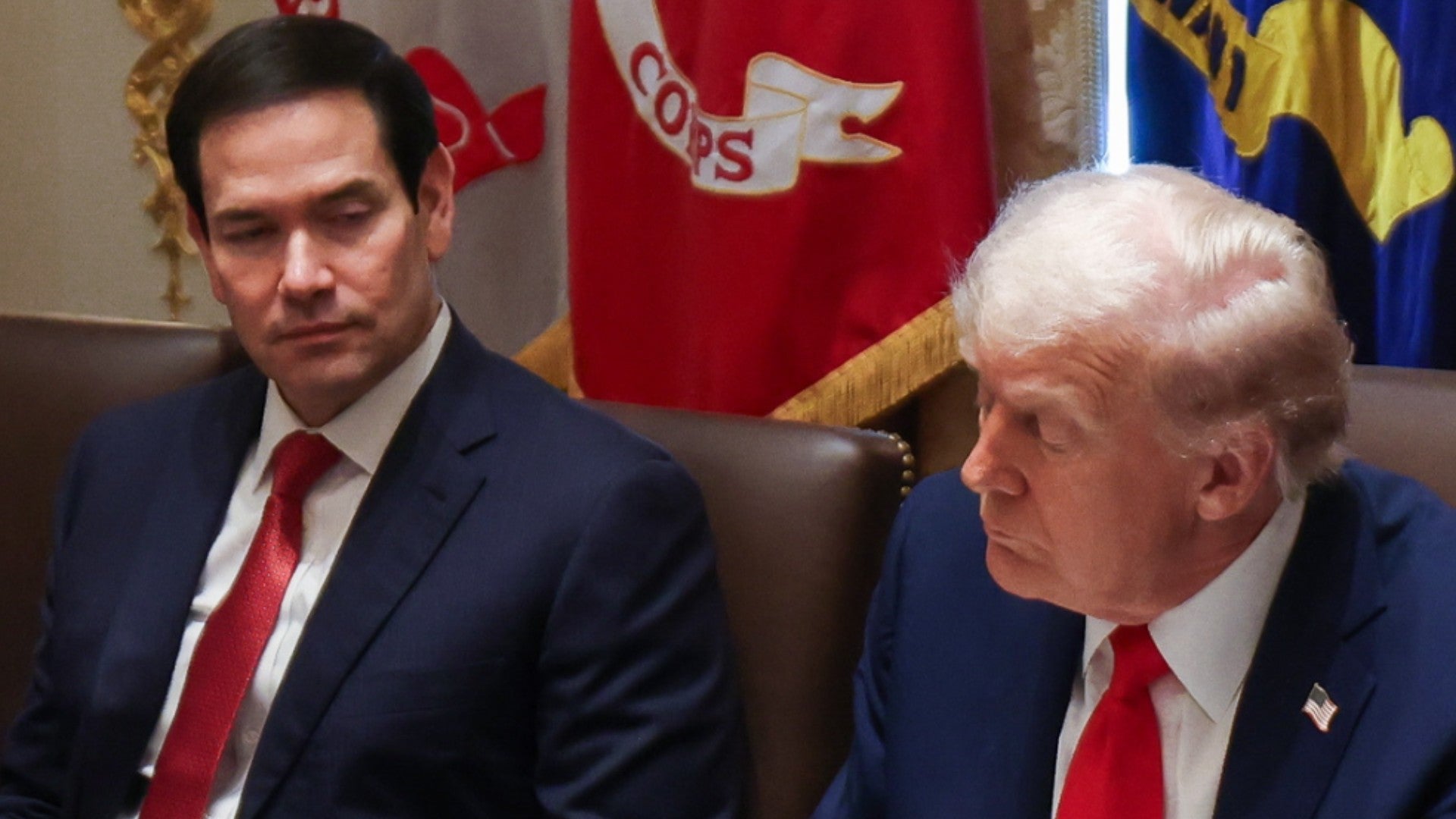 Marco Rubio, secretario de Estado de EE. UU. y Donald Trump, presidente de EE. UU. - Foto: EFE