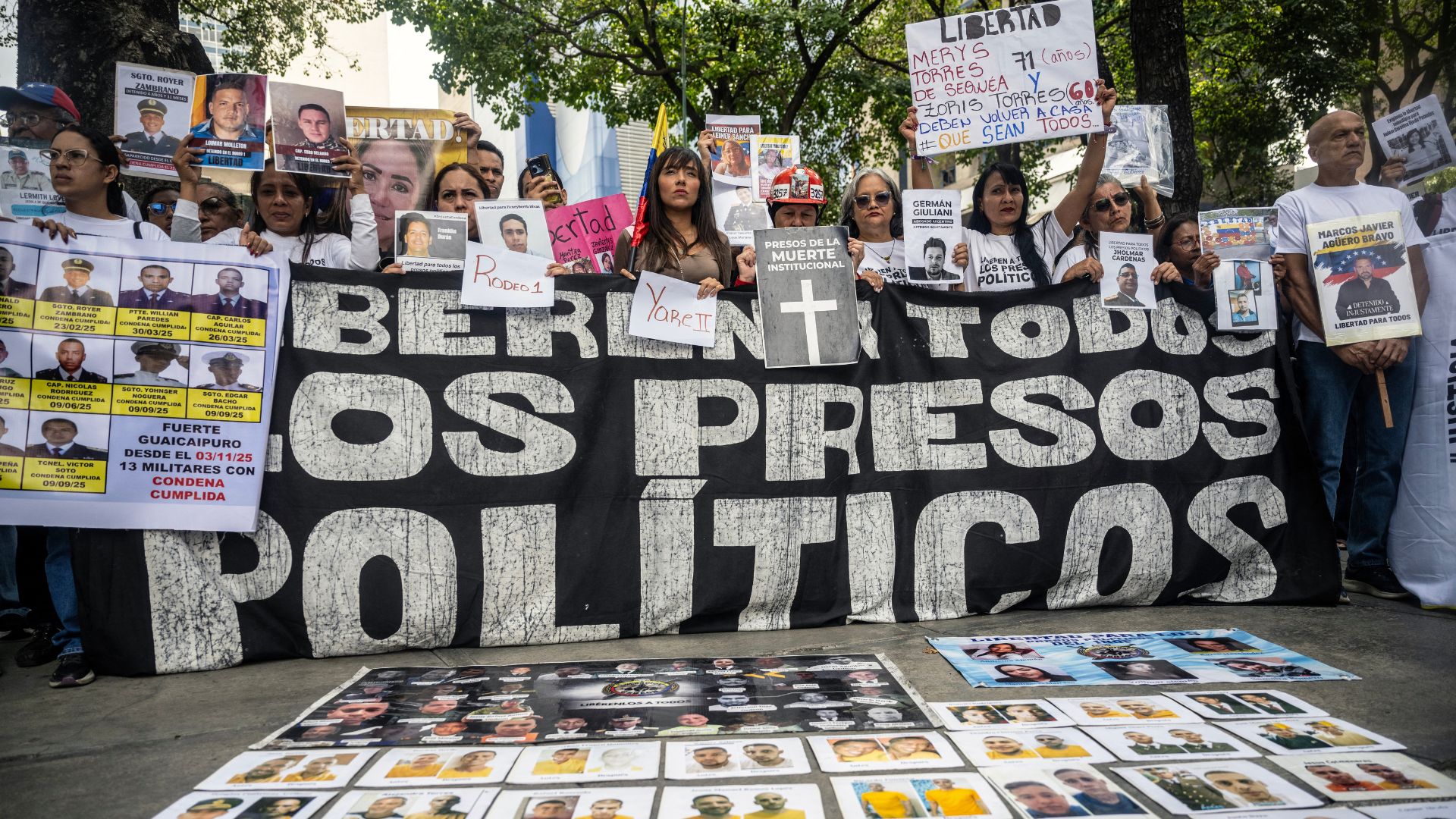 Familiares presos políticos en Venezuela - Foto: AFP