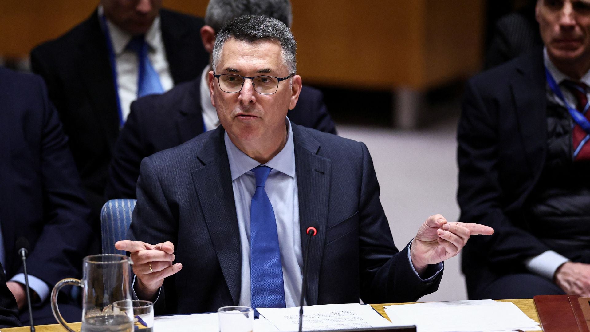 Ministro de Asuntos Exteriores israelí, Gideon Saar - Foto: AFP