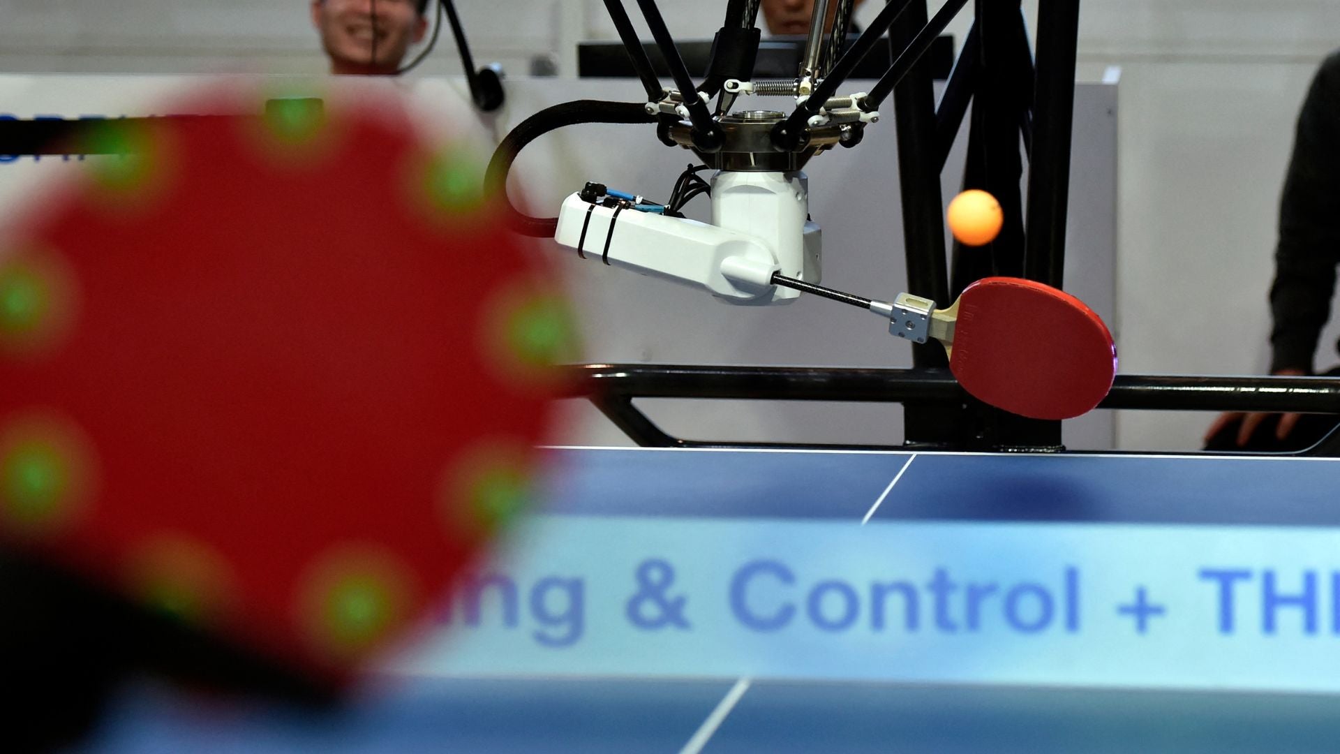 Robot ping-pong - Foto AFP de referencia