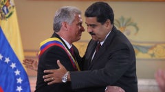Miguel Díaz-Canel y Nicolás Maduro - Foto EFE