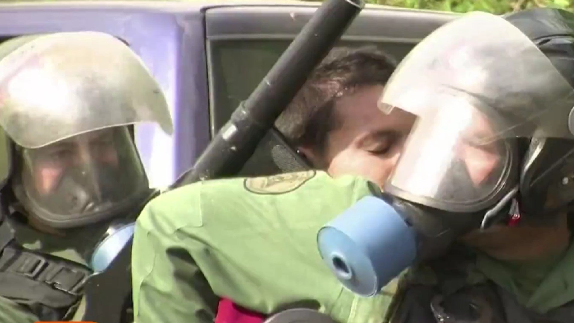 GNB reprime a opositores venezolanos - Foto de referencia