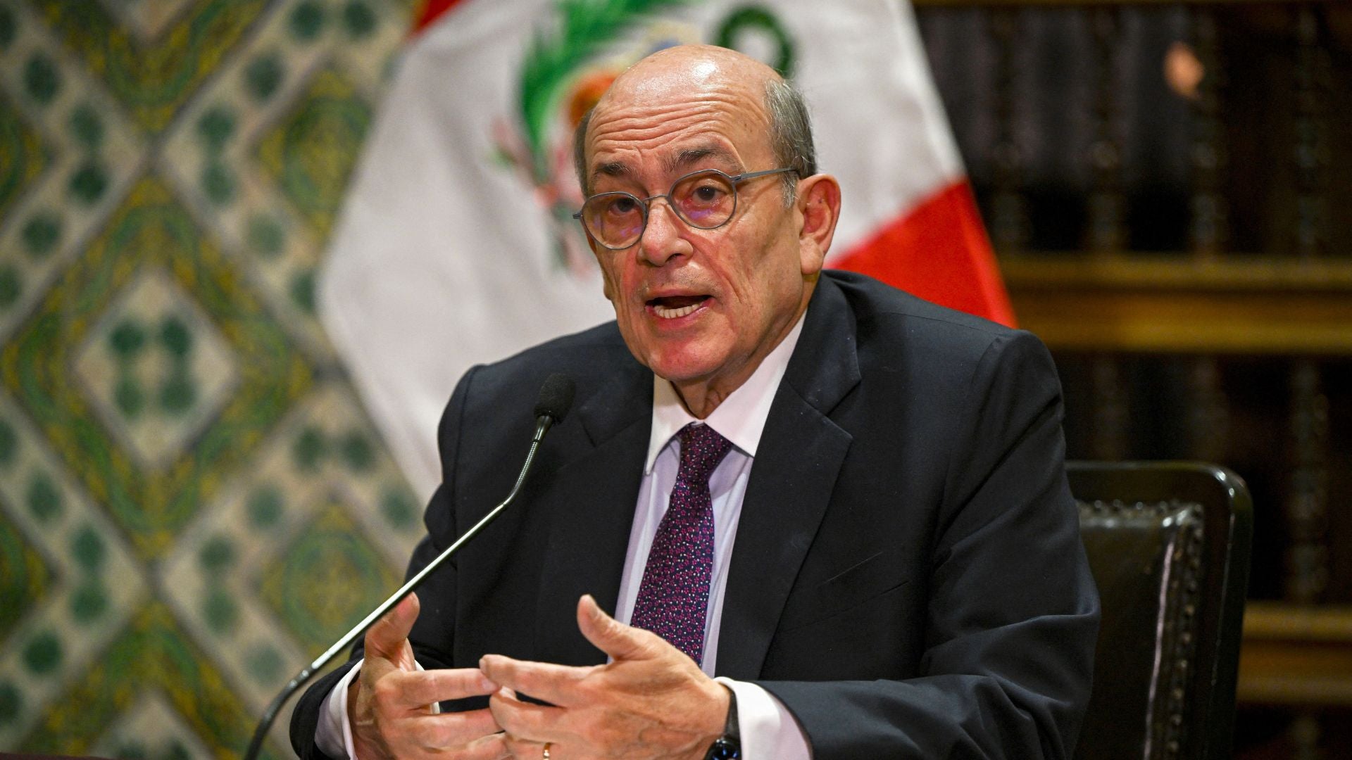 Hugo de Zela, excanciller de Perú - Foto: AFP