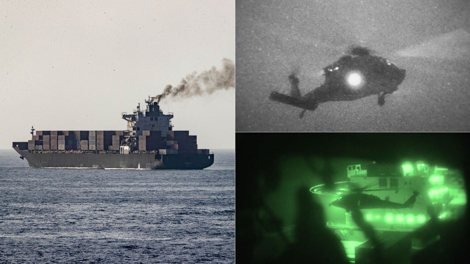 Buque iraní incautado por Estados Unidos - Fotos: Comando Central