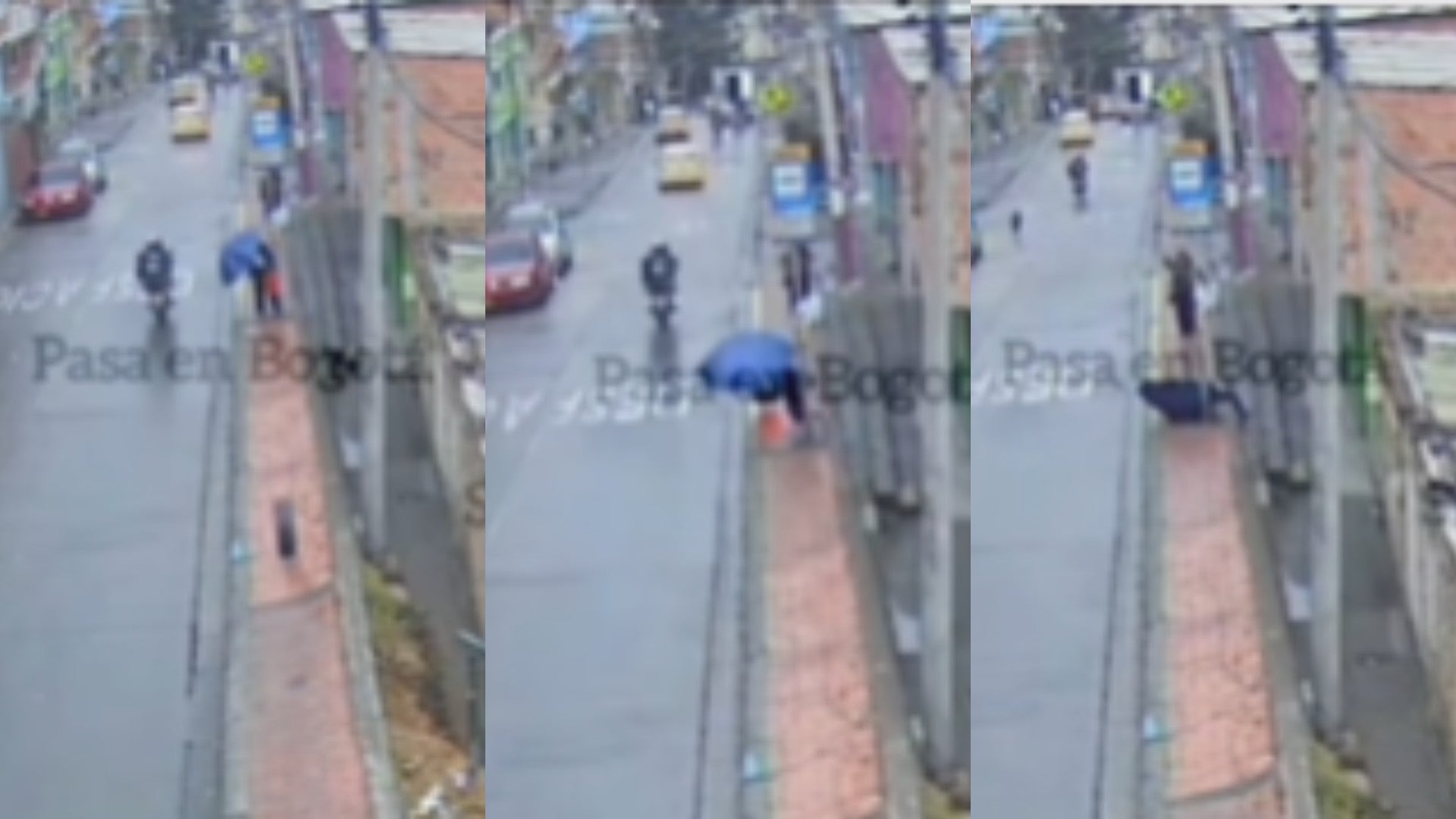 Una mujer murió luego que una llanta la golpeara / FOTO: Captura de video