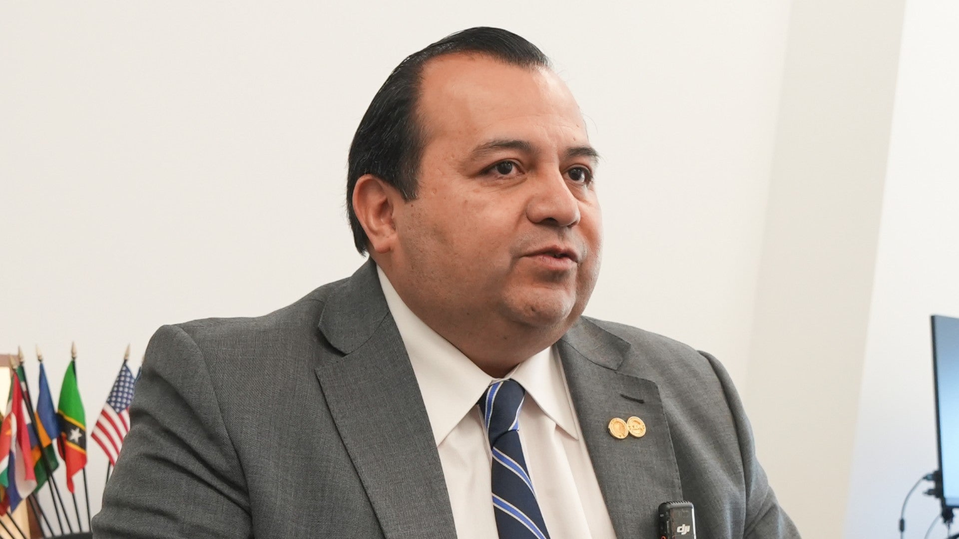 Edgar Ralón Orellana, presidente de la CIDH - Foto: EFE