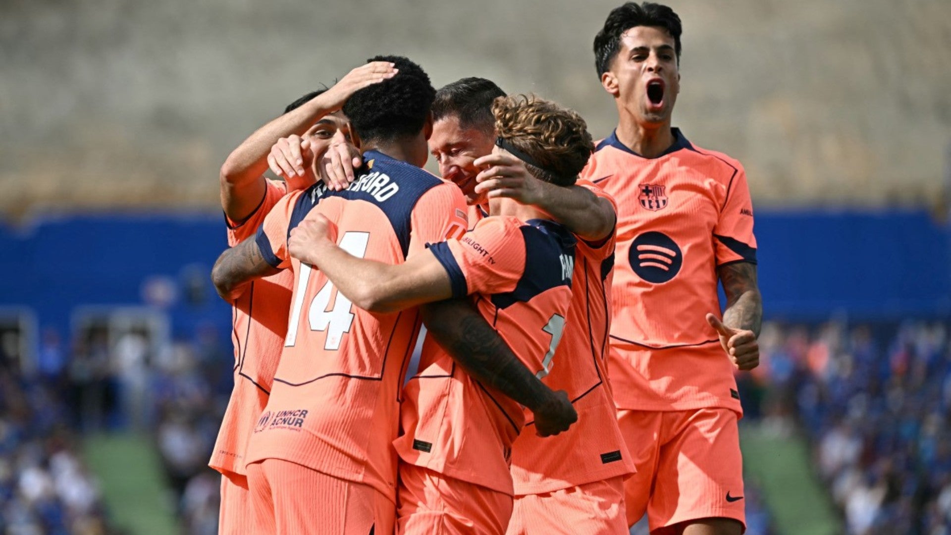 Jugadores del FC Barcelona - Foto: AFP