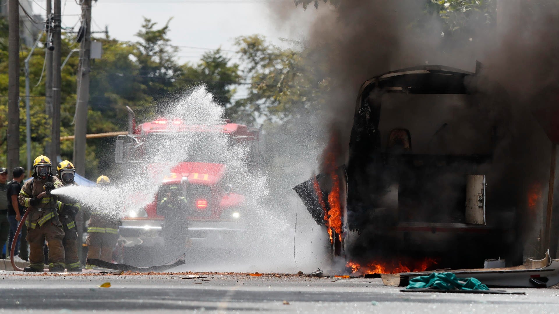 Atentado en Cali, Colombia - Foto: EFE