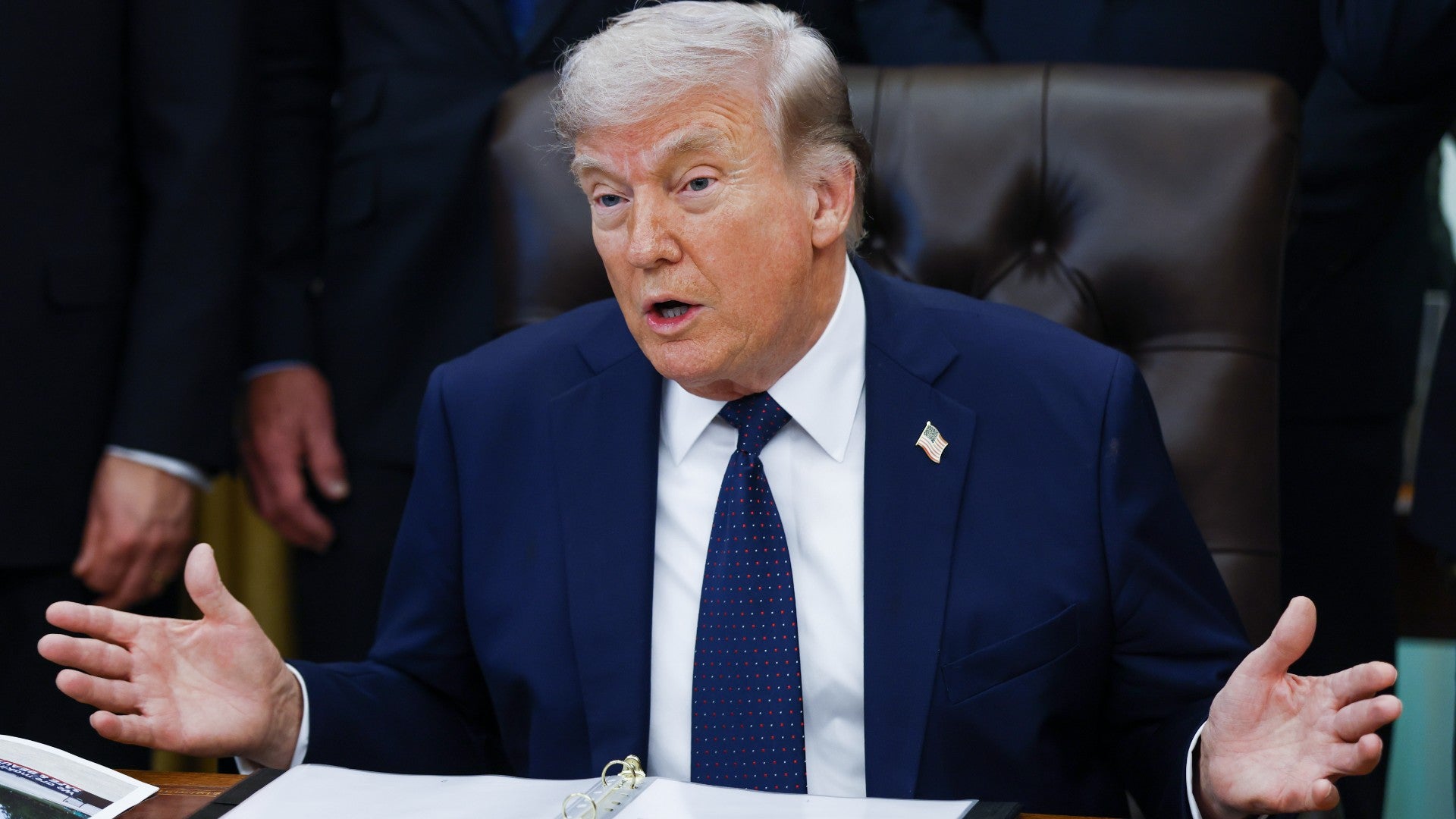 Donald Trump, presidente de los EE. UU. - Foto: EFE