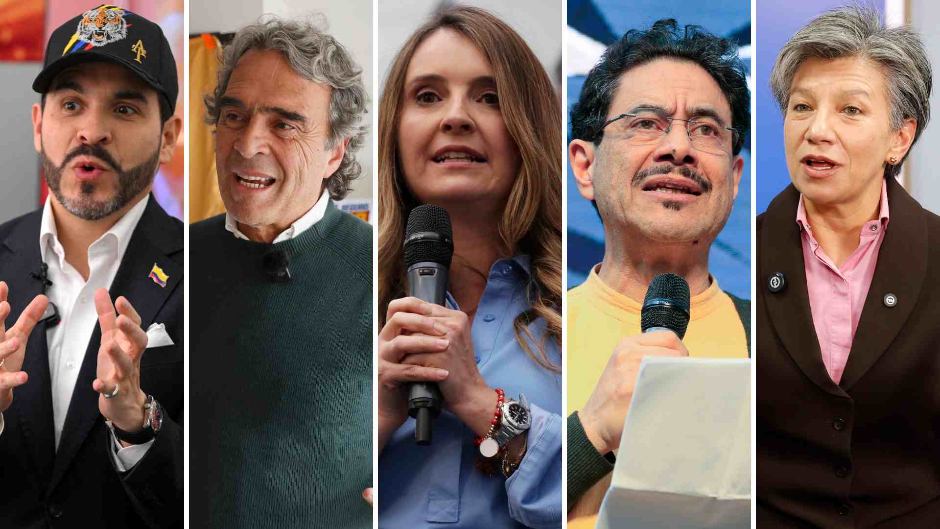 Principales candidatos a la Presidencia de Colombia - AFP y EFE