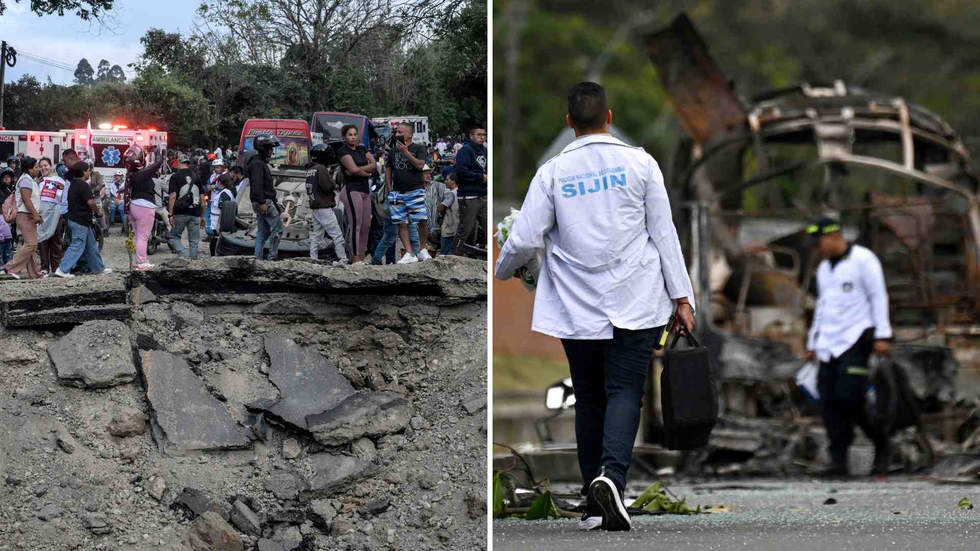 Ataques terroristas en Colombia - AFP