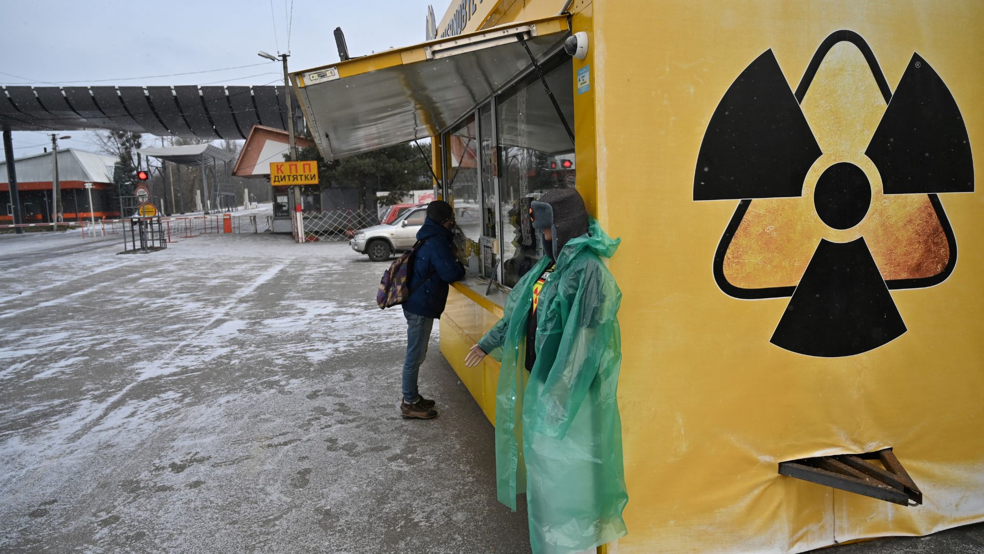 Entrada a Chernóbil | Foto AFP